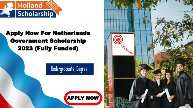 Apply Now For Netherlands Government Scholarship 2023 (Fully Funded)